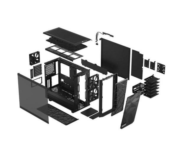 Fractal Design Meshify 2 Compact TG Czarna Light Tint - 630246 - zdjęcie 6